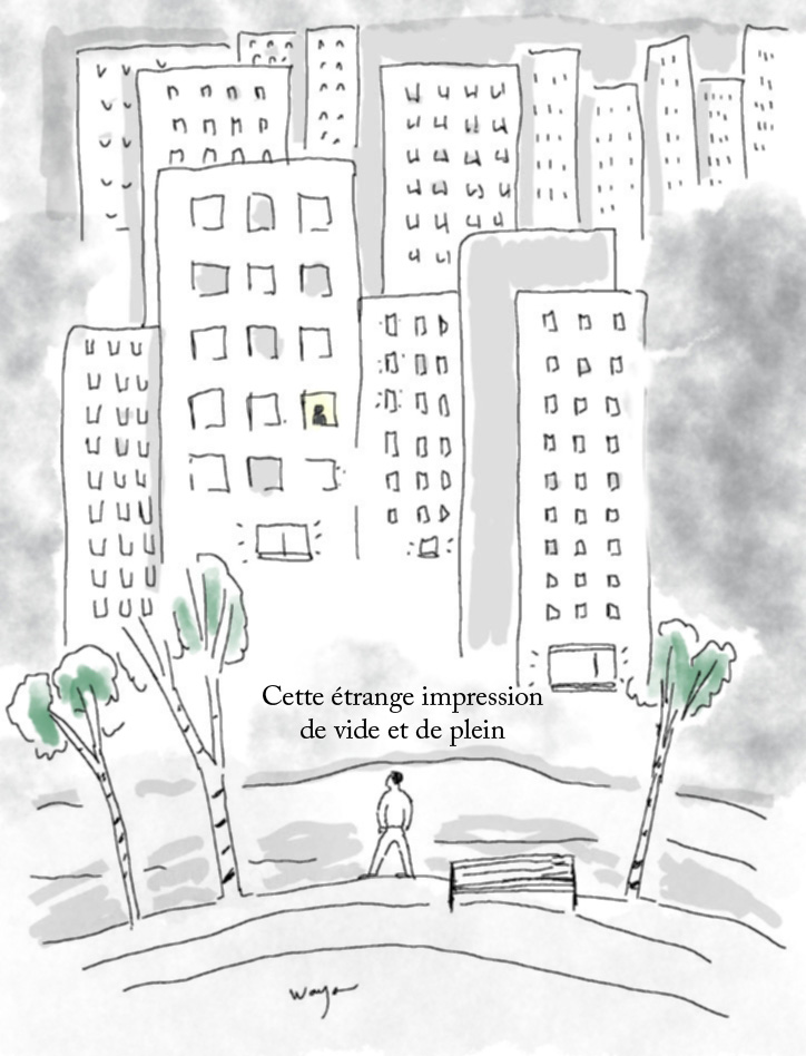 Cette curieuse impression de vide et de plein par Léo Waya